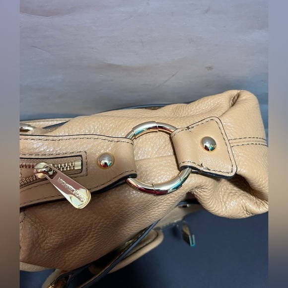 Michael Kors Pebbled Leather Satchel Bag - Picture 9 of 16